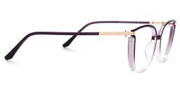 Rodz Violet Foncé Carré lunettes3