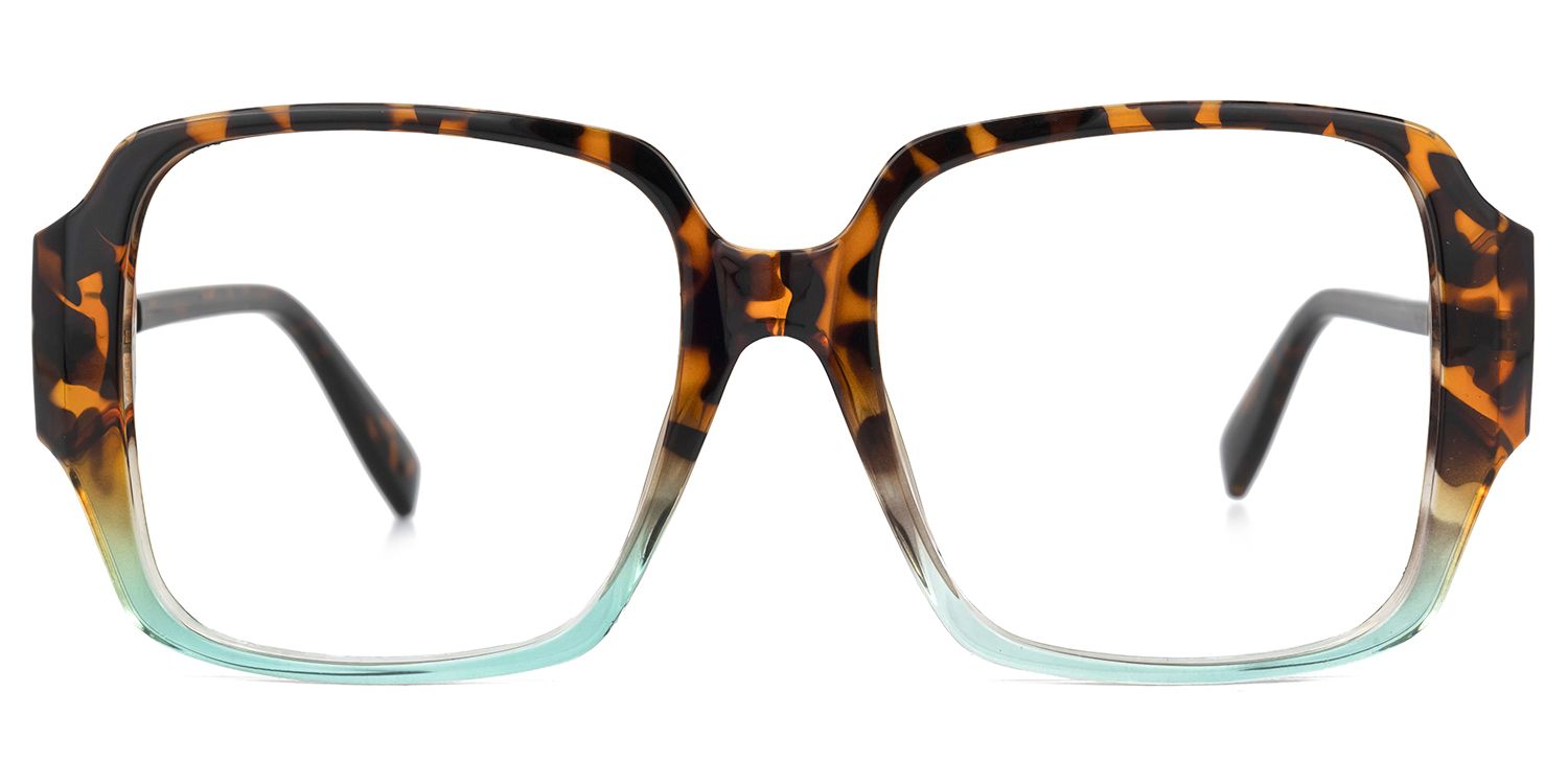 Larvall Tortue Rectangle Lunettes0