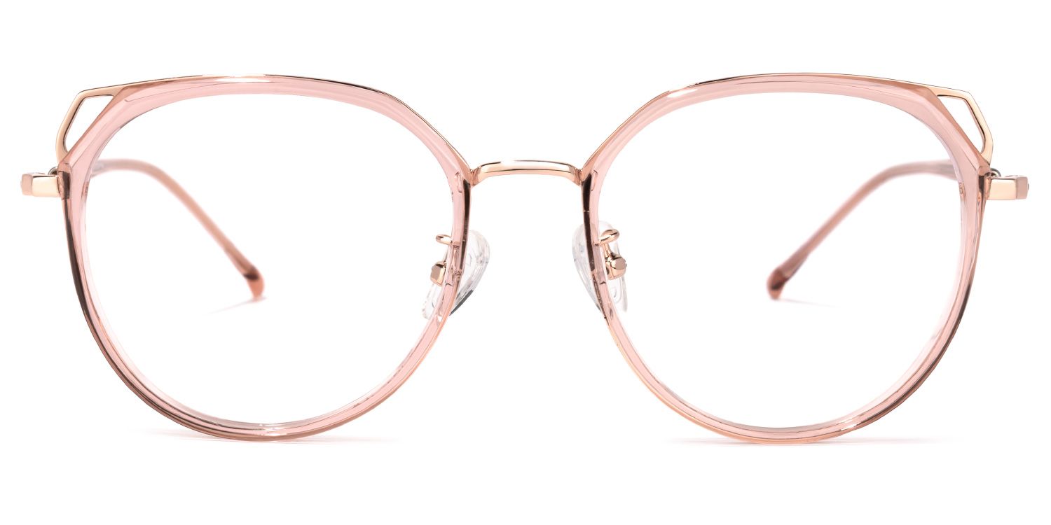 Ofelia Lunettes cateye en cristal rose0