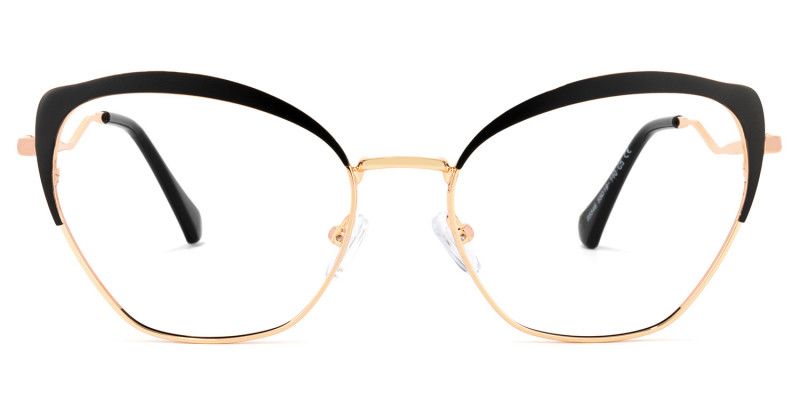 Lill Lunettes solaires Gold Black Cateye  0