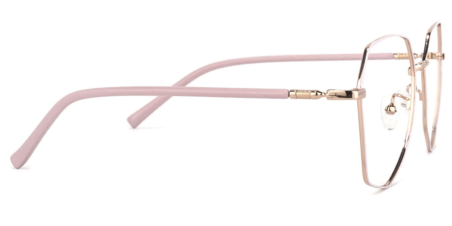 Bivins Rose Géométrique Lunettes2