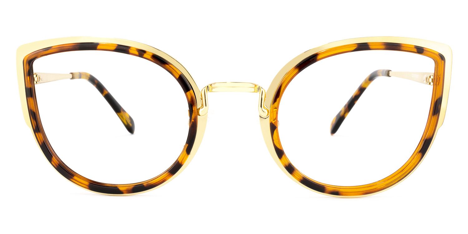 Quillan Lunettes Cateye écaille jaune 0