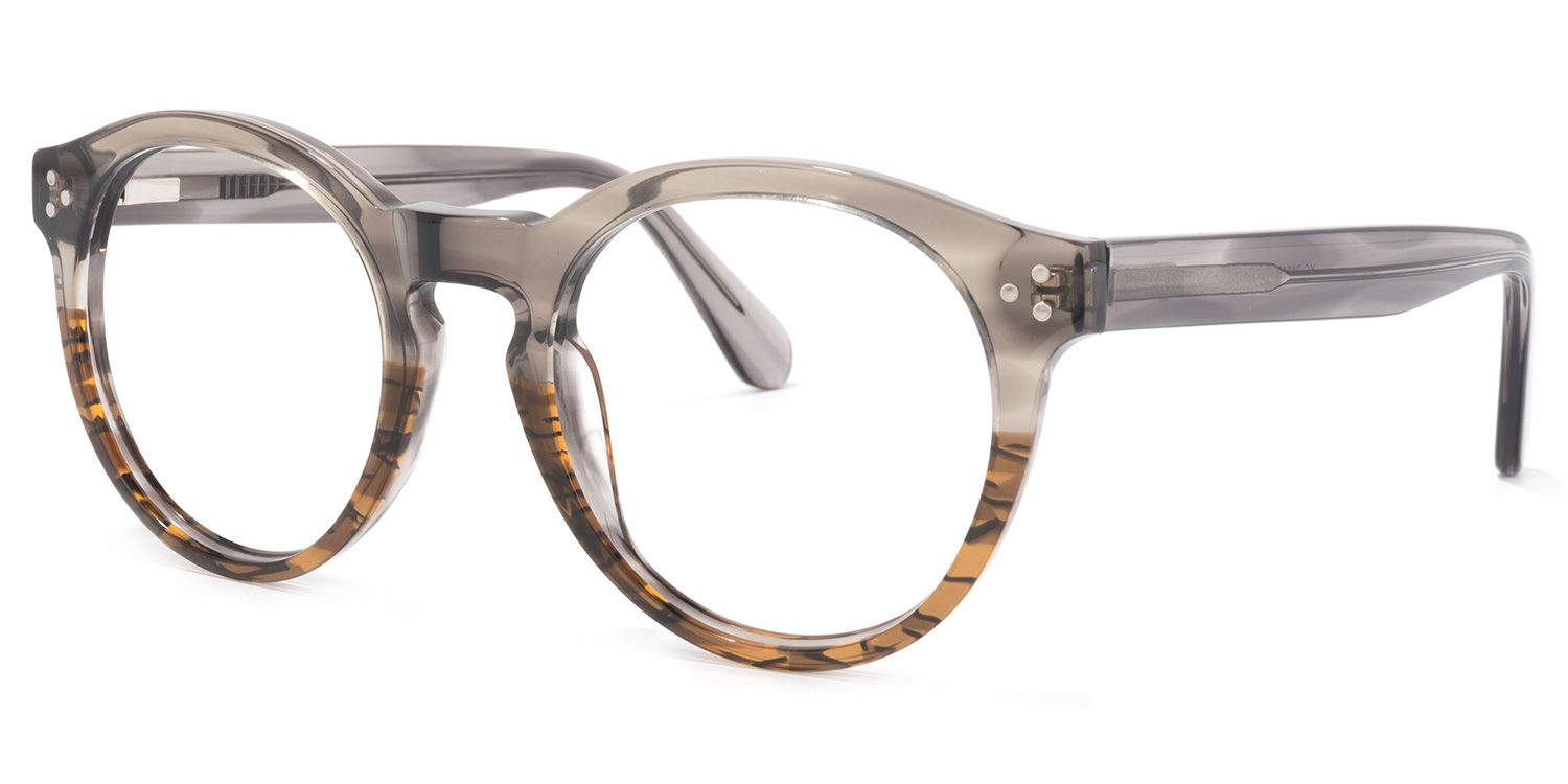 Ryleigh Lunettes de soleil rondes grises1