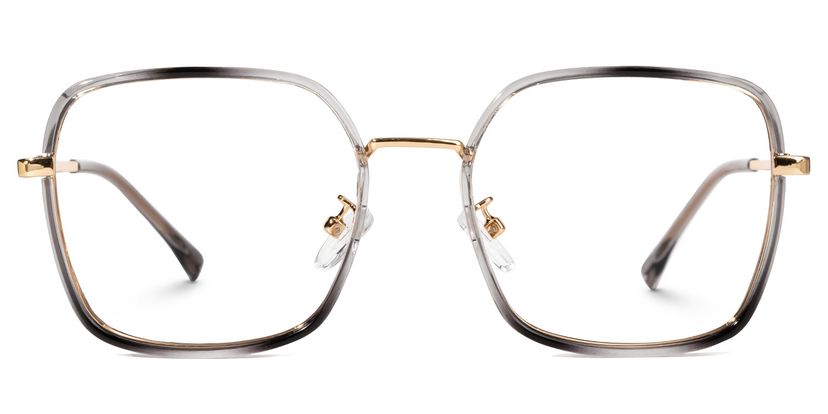 Werdau Gris-Noir Carré lunettes