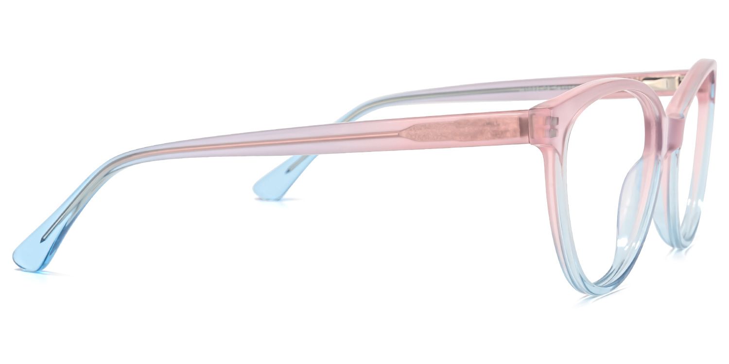 Hagen Rose Bleue Cateye Lunettes3