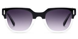 Nia Noir Cristal Carré lunettes de soleil0