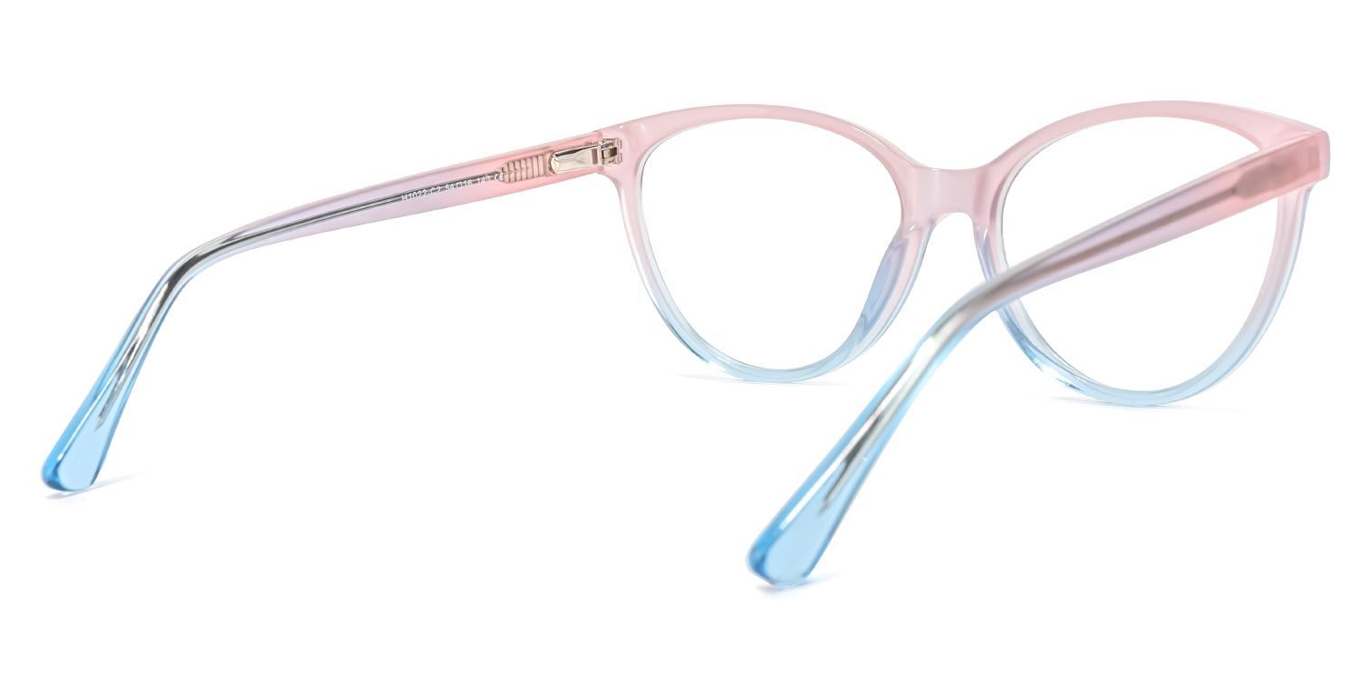 Hagen Rose Bleue Cateye Lunettes4