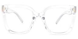 Ebony Cristal Carré lunettes1