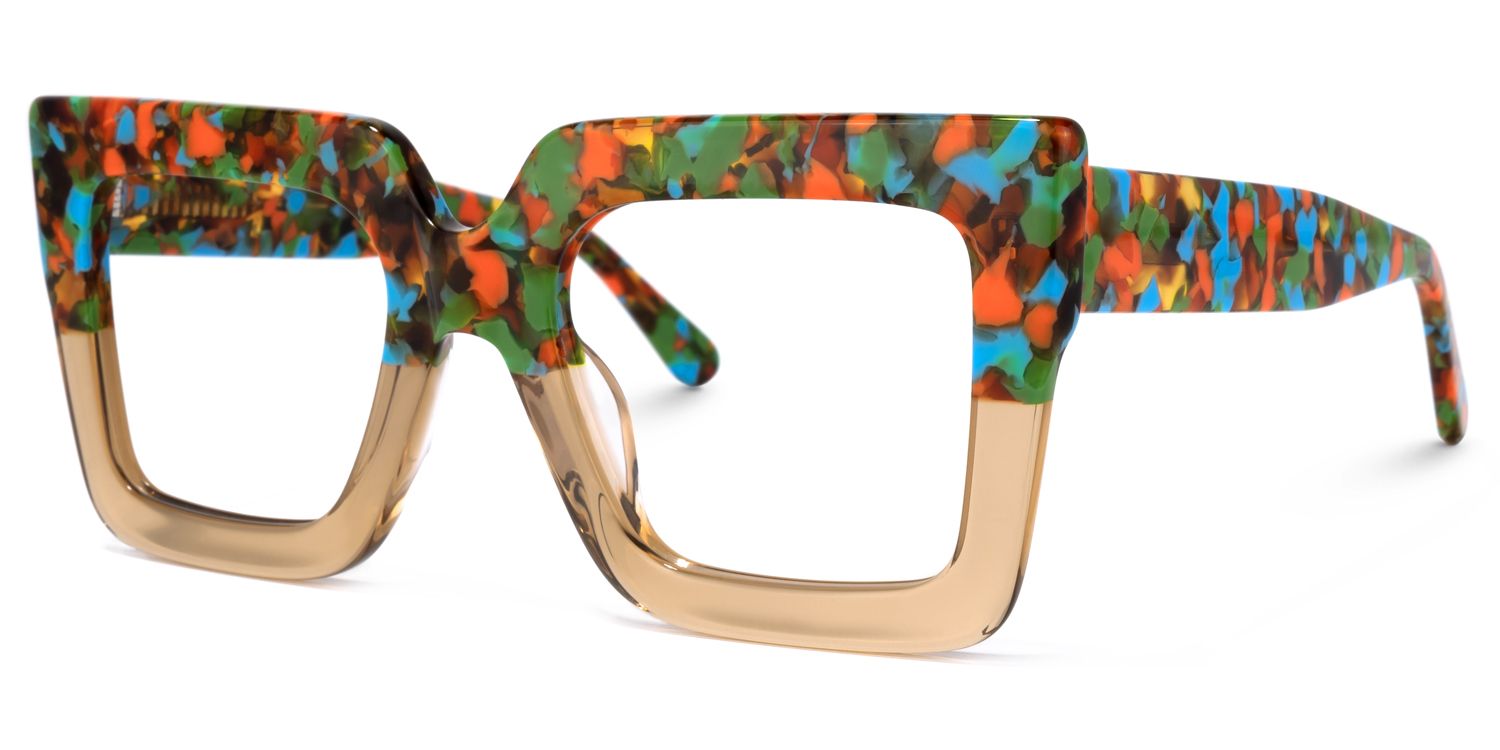 Brandon Floral Carré Lunettes2