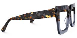 Brandon Gris Floral Carré lunettes4