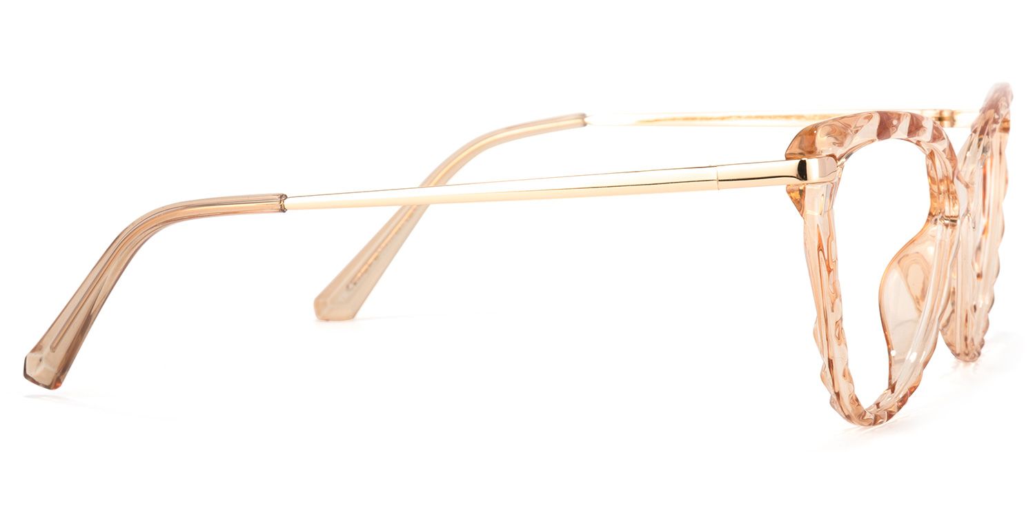 Lucas Beige Cateye Lunettes3