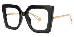 Qatar Noir Carré lunettes1