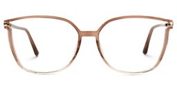 Rodz Marron Cristal Carré lunettes0