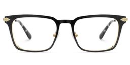 Chaney Noir Rectangulaire lunettes0