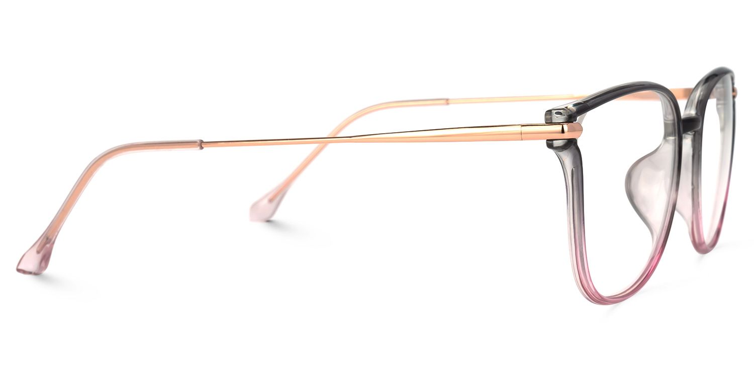 Hartwell Gris Rose Cateye Lunettes3