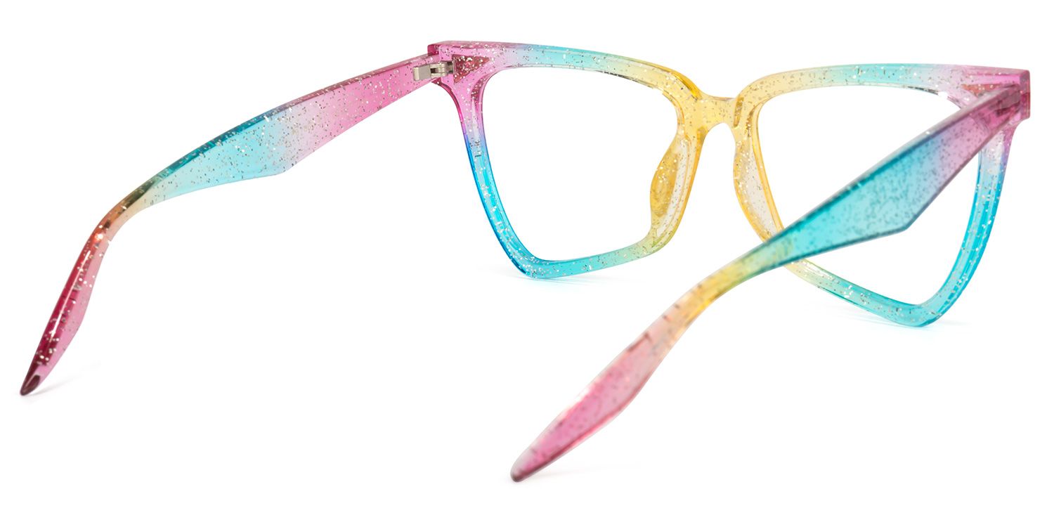 Cicely Lunettes géométriques arc-en-ciel 4