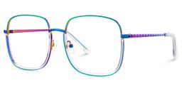 Wade Irisé Carré lunettes2