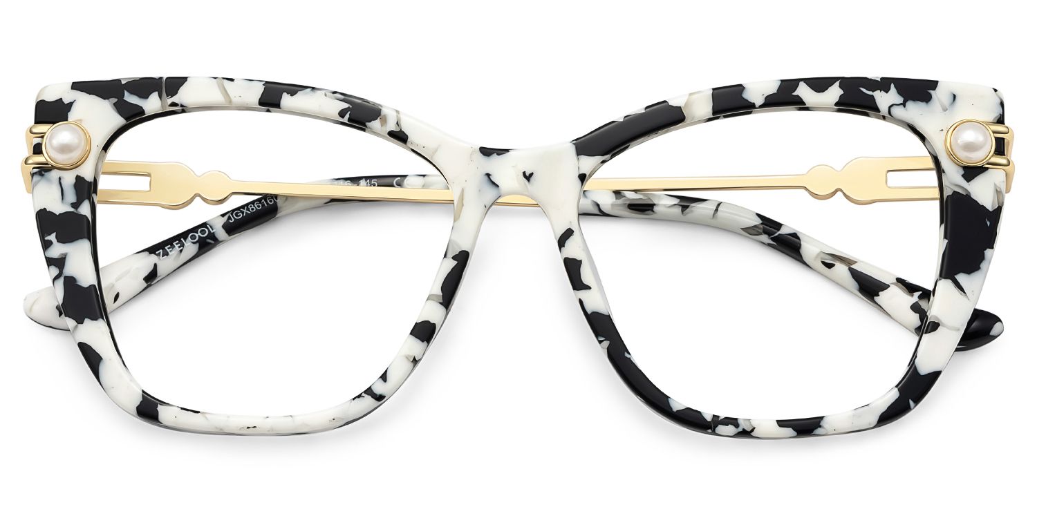 Victor Marbre Cateye Lunettes2