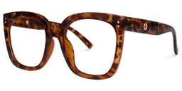 Ebony Tortue Carré lunettes1