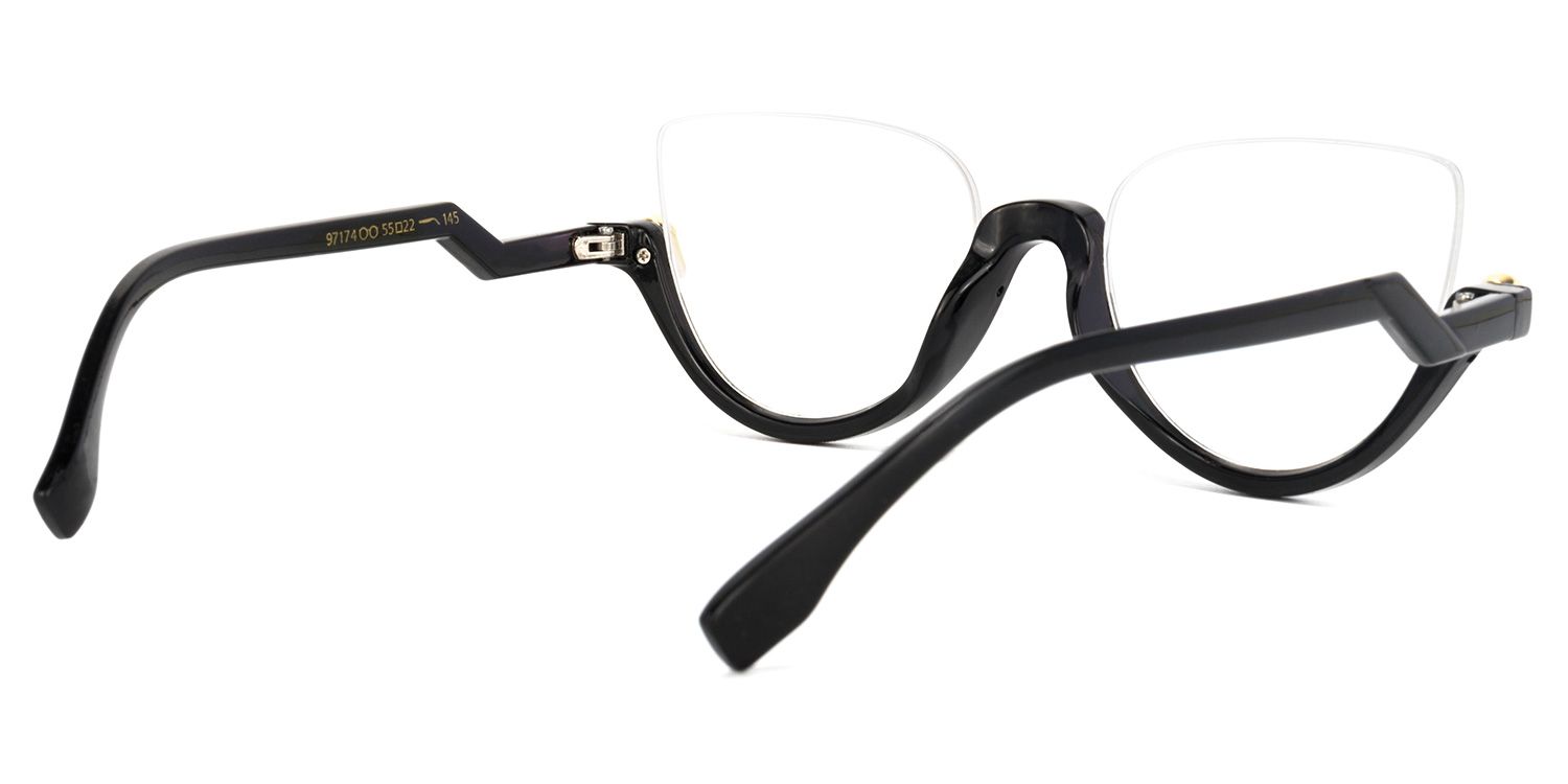 Felicia Lunettes Cateye Noir3
