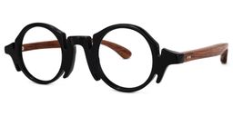 Charlie Noir Ronde lunettes1