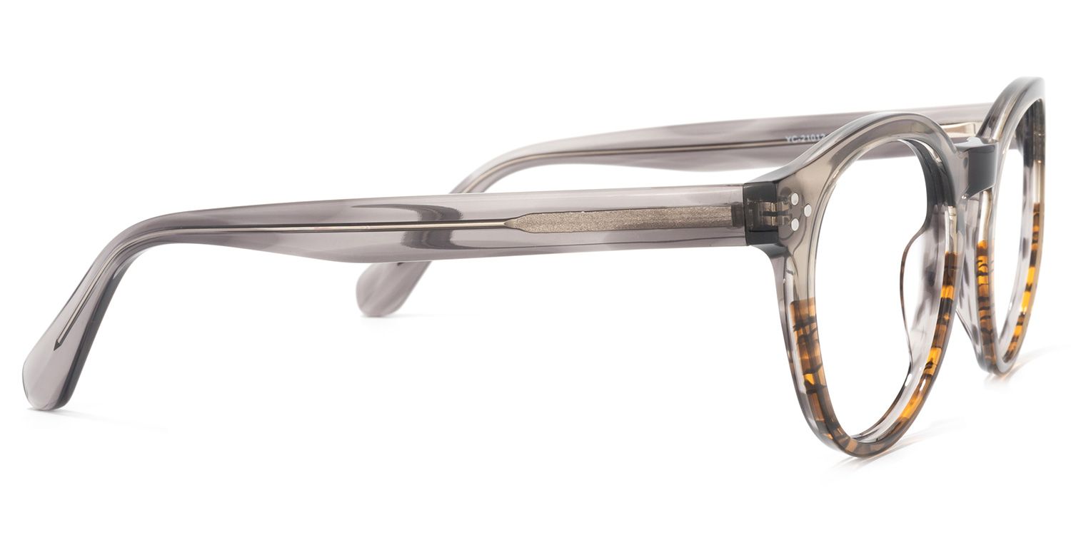 Ryleigh Lunettes de soleil rondes grises2