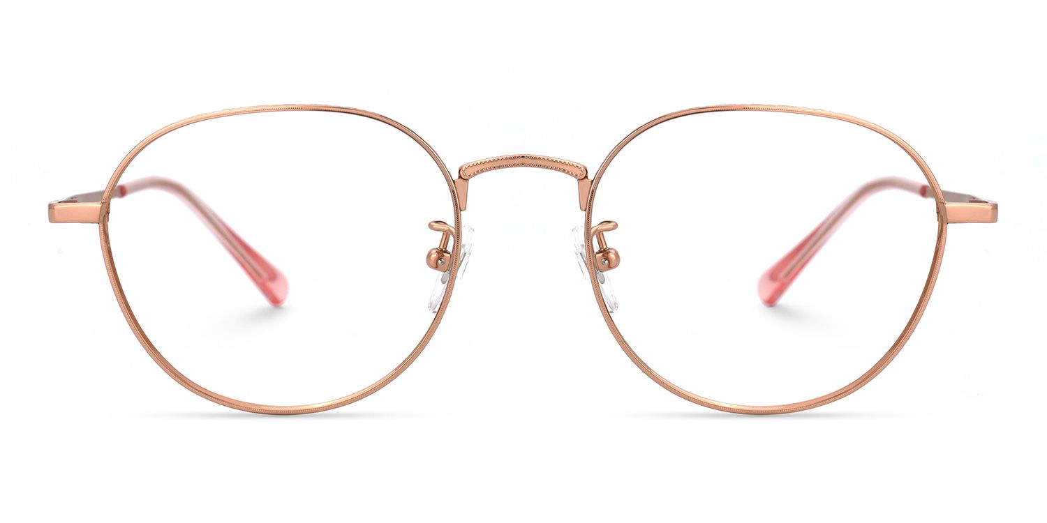 Abeni Rose Or Ronde Lunettes0