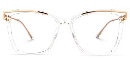 Krystle Cristal Carré lunettes0