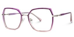 Burt Violet Géométrique lunettes1