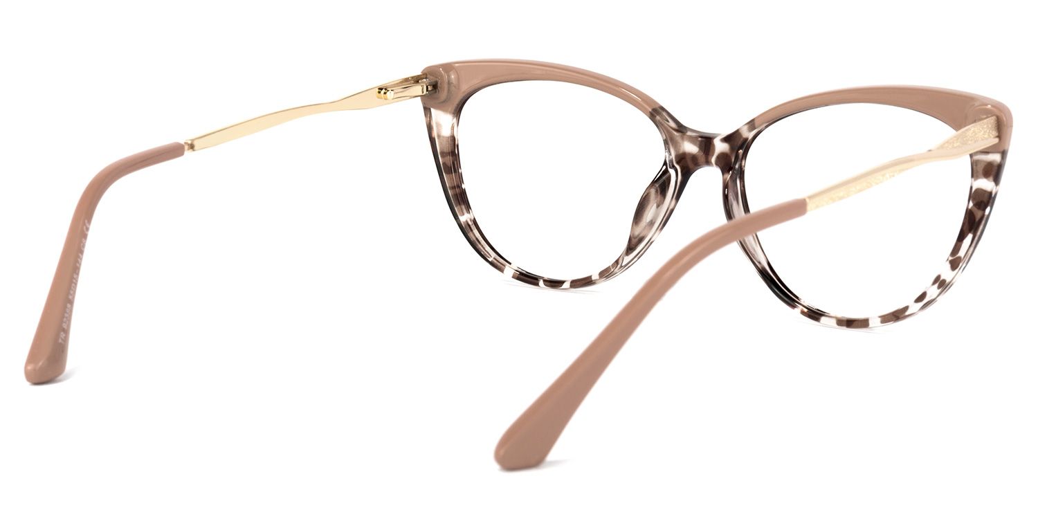 Marcus Camée Marron Cateye Lunettes4