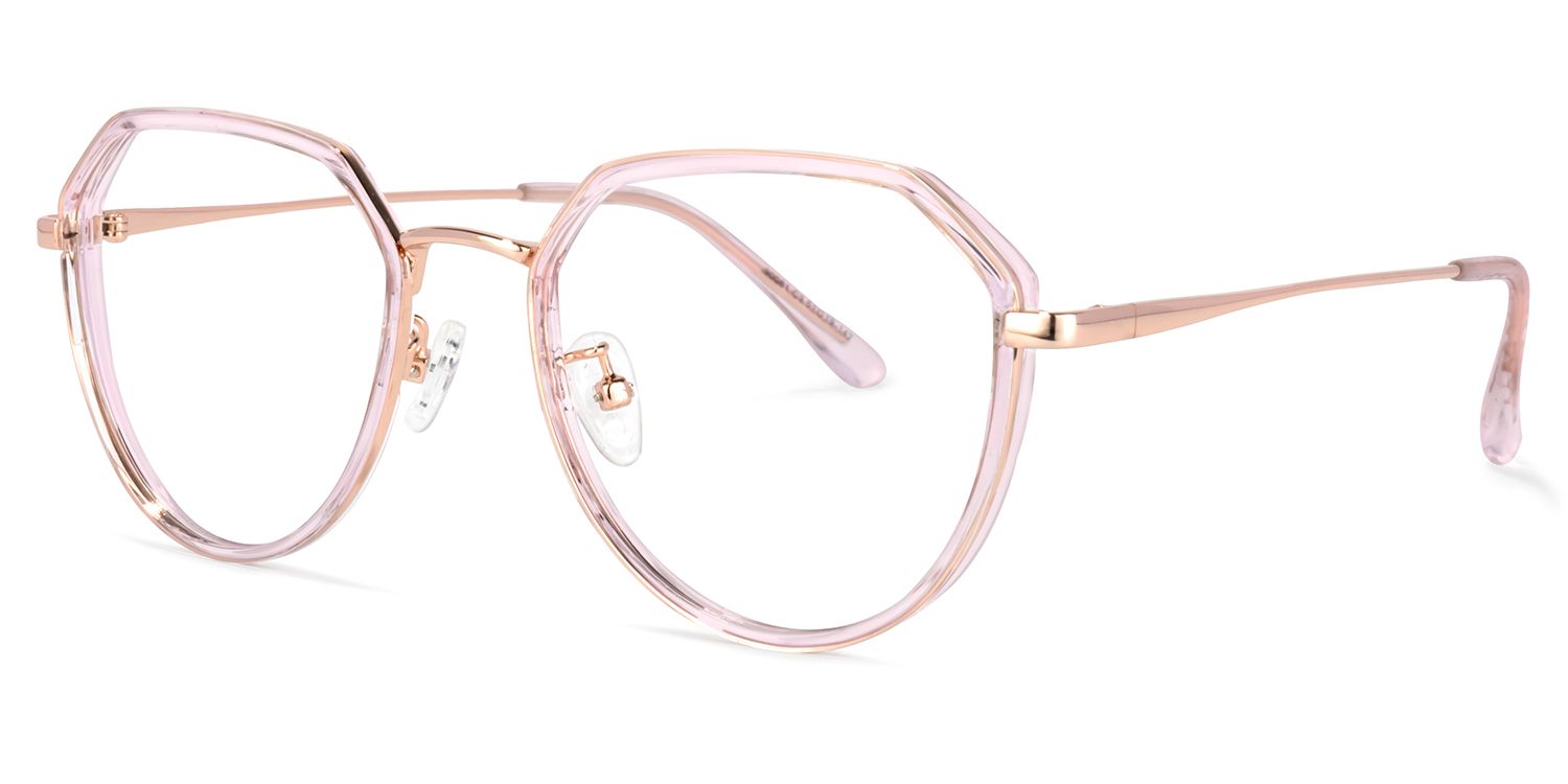 Parker Lunettes géométriques roses 2