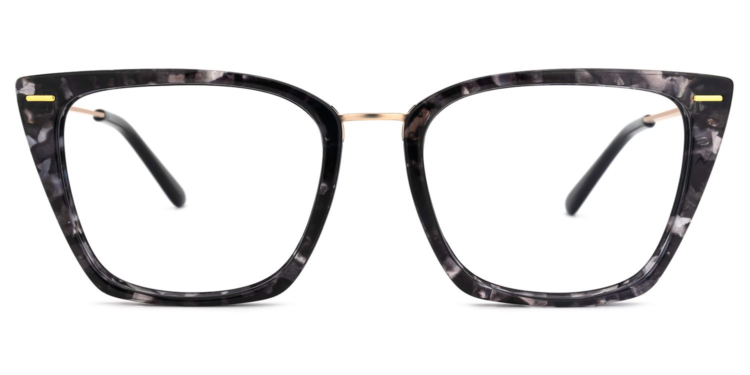 Katina Gris-Floral Cateye Lunettes0