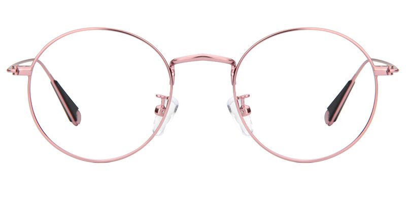 Lilith Lunettes rondes roses0