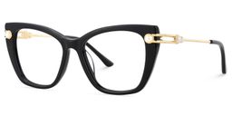 Victor Noir Cat-eye lunettes3