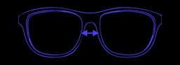 largeur du pont des lunettes Zeelool